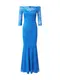WAL G. Společenské šaty 'ABBY'  nebeská modř