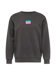 LEVI'S Sweatshirt 'Standard Graphic Crew' azur / rot / schwarz / wei