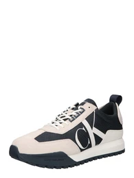 Sneaker beige / schwarz / wei