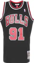 Top 'Dennis Rodman' rot / schwarz / wei