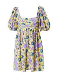 Šaty 'Tucson' modrá / tmavě modrá / žlutá / fialová