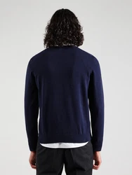 HUGO Pullover San Cassius dunkelblau/rot