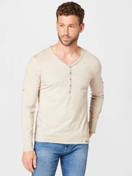 Key Largo Longsleeve Henleyshirt Ginger (MLS00038) Ginger (MLS00038)