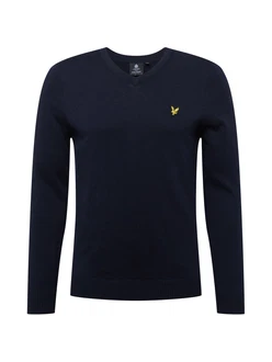 Lyle & Scott Pullover navy/gelb