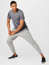 NIKE Sporthose grau/schwarz