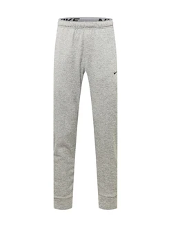 NIKE Sporthose grau/schwarz