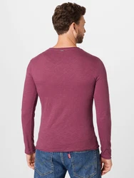 Key Largo Longsleeve Henleyshirt Ginger (MLS00038) bordeaux/Ginger (MLS00038)
