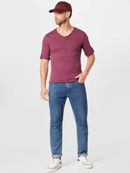 Key Largo Longsleeve Henleyshirt Ginger (MLS00038) bordeaux/Ginger (MLS00038)