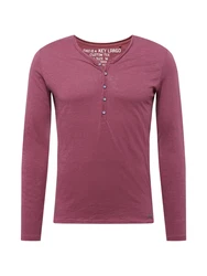 Key Largo Longsleeve Henleyshirt Ginger (MLS00038) bordeaux/Ginger (MLS00038)