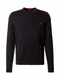 HUGO Pullover 'San Cassius' rot / schwarz