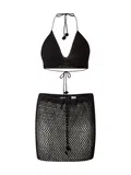 Crni mesh bodiji image