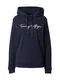 TOMMY HILFIGER Mikina  námořnická modř / bílá