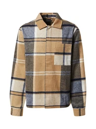 Hemd ''''Aiden'''' dunkelbeige / beigemeliert / blau / dunkelblau