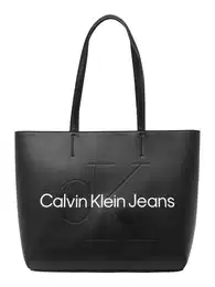 Jeans Nákupní taška černá / bílá