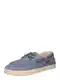 POMPEII Schnürschuh 'PETRA' blue denim / cognac