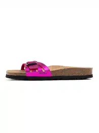 Pantofle 'Athena' hnědá / pink
