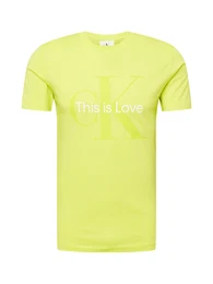 T-Shirt zitrone / wei