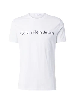 Calvin Klein Jeans T-Shirt schwarz/weiß