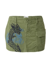 Sukně noční modrá / světlemodrá / olivová