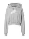 Nike Sportswear Mikina  šedý melír / bílá
