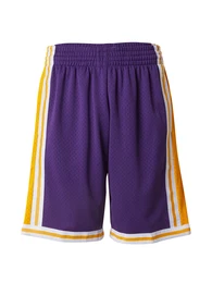 Sportshorts 'Los Angeles Lakers' dunkellila / orange / wei