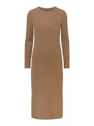 Šaty 'Kylie' hnědá / černá / bílá
