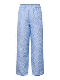 Kalhoty 'Evelyn' kouřově modrá / světlemodrá
