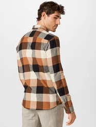 ONLY & SONS Karohemd GUDMUND LIFE LS 3T CHECK SHIRT beige/hellbraun/grau/schwarz