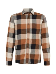 ONLY & SONS Karohemd GUDMUND LIFE LS 3T CHECK SHIRT beige/hellbraun/grau/schwarz