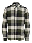 ONLY & SONS Karohemd GUDMUND LIFE LS 3T CHECK SHIRT khaki/oliv/schwarz/weiß