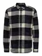 Only & Sons Hemd 'Gudmund' creme / navy / schwarz
