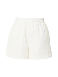 The Couture Club Kalhoty pastelově žlutá / offwhite