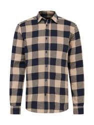 Only & Sons Hemd Gudmund navy/hellbraun