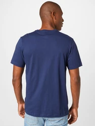 Nike Sportswear T-Shirt 'Swoosh' marineblau/weiß