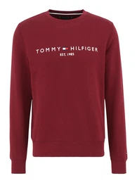 Sweatshirt navy / bordeaux / feuerrot / weiß