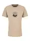 By Garment Makers T-Shirt ''''Lorenzo'''' (GOTS) rauchblau / taupe / schwarz