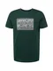 JACK & JONES Shirt 'FOAM' dunkelgrn / wei