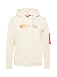 Sweatshirt curry / dunkelgrau / offwhite