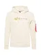 ALPHA INDUSTRIES Sweatshirt curry / dunkelgrau / offwhite