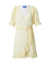 Šaty žlutá / bílá