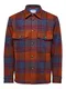 SELECTED HOMME Jacke 'Walter' blau / rostbraun