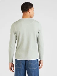 Key Largo Sweatshirt Rundhalspullover Stefano grau/wei
