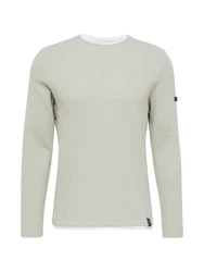 Key Largo Sweatshirt Rundhalspullover Stefano grau/wei