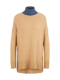 Svetr velbloudí / námořnická modř