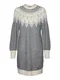 VERO MODA Úpletové šaty 'Simone'  světle šedá / šedý melír / barva bílé vlny