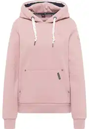 Sweater majica prljavo roza / bijela