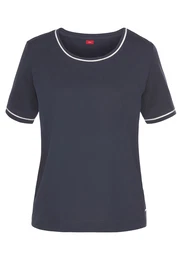 Tričko na spaní tmavě modrá / bílá