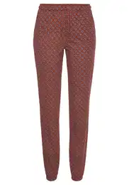 Pyžamové kalhoty 'Dreams' mix barev / rezavě červená
