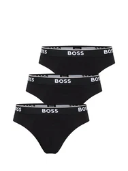 BOSS Slip Cotton Stretch (3-St) beige/schwarz/weiß