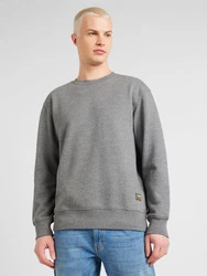 R.D.D. ROYAL DENIM DIVISION Sweatshirt 'Andy' graumeliert/schwarz/weiß